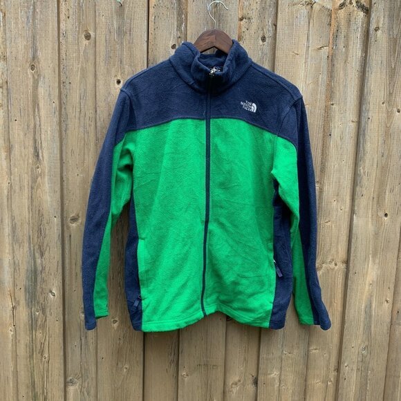 The North Face Fleece Zip Up Jacket Varsity Green - Picture 9 of 9